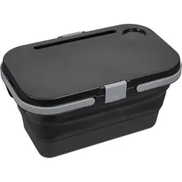 Serendipio Brannigan Collapsible Picnic Basket Black Top